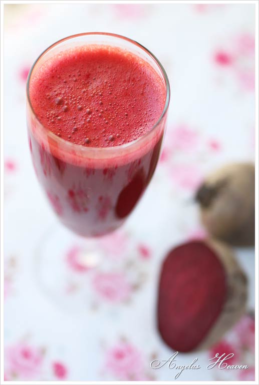 Cleansing sweet beetroot juice